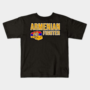 Armenian Fighter, Armenia Flag, Armenia Kids T-Shirt